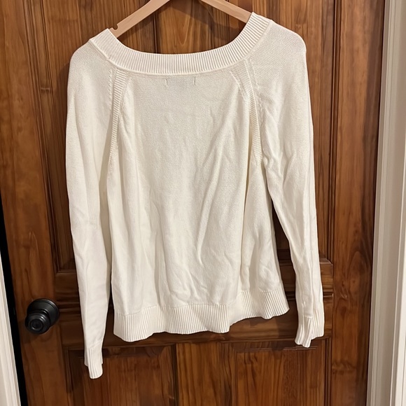 Banana Republic Sweater, Cream White, Large - Picture 2 of 5